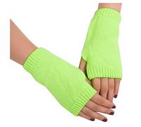 Mitaines d'hiver sans doigts Mitaines tricotées Mitaines Mitaines Mitaines en polaire Mitaines en tricot Mitaines en cuir sans doigts Femmes Hommes, Vert menthe., taille unique