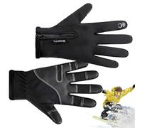Mitaines d'hiver Screen Touch, Mitaines d'hiver pour Homme - 1 Paire de Gants de Cyclisme Chauds à écran Tactile pour Hommes,Vêtements de Sport, Mitaines antidérapantes imperméables pour Temps Froid,