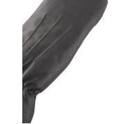 Mitaines en cuir noir Noir M