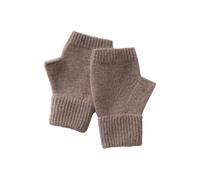 Mitaines en laine avec motifs plats pour l'hiver - Mitaines tricotées pour femme - Utilisation quotidienne par temps froid