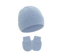 Mitaines et chapeau turban pour nouveau-nés doux et confortables, gants et bonnet en coton, protections essentielles contre le froid, mitaines en coton doux pour nourrissons