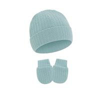 Mitaines et chapeau turban pour nouveau-nés doux et confortables, gants et bonnet en coton, protections essentielles contre le froid, mitaines en coton doux pour nourrissons
