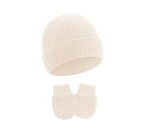 Mitaines et chapeau turban pour nouveau-nés doux et confortables, gants et bonnet en coton, protections essentielles contre le froid, mitaines en coton doux pour nourrissons