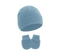 Mitaines et chapeau turban pour nouveau-nés doux et confortables, gants et bonnet en coton, protections essentielles contre le froid, mitaines en coton doux pour nourrissons