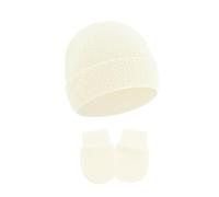 Mitaines et chapeau turban pour nouveau-nés doux et confortables, gants et bonnet en coton, protections essentielles contre le froid, mitaines en coton doux pour nourrissons