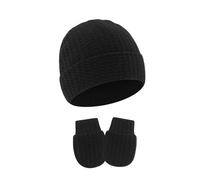 Mitaines et chapeau turban pour nouveau-nés doux et confortables, gants et bonnet en coton, protections essentielles contre le froid, mitaines en coton doux pour nourrissons