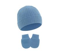 Mitaines et chapeau turban pour nouveau-nés doux et confortables, gants et bonnet en coton, protections essentielles contre le froid, mitaines en coton doux pour nourrissons