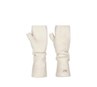 Barts Darty Mitaines d'hiver chaudes en tricot pour femme, crème, taille unique