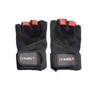 hms Gants de fitness pour homme RST01 Taille M Noir/Rouge