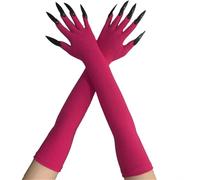 Mitaines Longues Effrayantes Du Diable 2 Pièces Gants Pour Mains De Cadavre Faucheuses À Main Pour Divers Costumes Costume Gothique