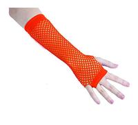 Mitaines longues orange fluo