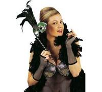 Mitaines longues résille noires adulte taille unique noires G