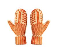 Mitaines Naughty List, Mitaines à Doigt Moyen Caché, Gants Chauds Élastiques Tricotés avec Gestes Secrets, Gants pour le Temps Froid pour Promenade avec Chien, Randonnée et Activités de Plein Air