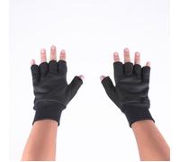 Mitaines noirs en microfibres pour homme - Noir - X X - ASTUCEO