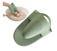 Mitaines pour Four en Silicone,Protège-Mains en Silicone - Gants Antidérapants Imperméables pour Four Poêle Cuisson BBQ Résistance à la Chaleur Maison