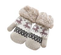 Mitaines pour, mitaines doublées en peluche pour mignons unisexes, gants en tricot magiques d'hiver pour, gants thermiques chauds pour garçons filles, 5 couleurs, mitaines en tricot pour Eastuy