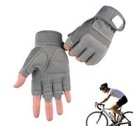 Mitaines sans doigts pour homme, gants de travail sans doigts | Gants de moto réglables au poignet, gants de moto antidérapants renforcés pour la chasse, le cyclisme, l'escalade, le paintball et