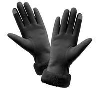 Mitaines thermiques pour femmes - Couche tricotée chaude, équipement de vélo coupe-vent | Structure Softshell adaptative avec sorties d'expédition glaciaires Déambulations nocturnes en ville Circuits
