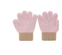 Mitaines tricotées pour fille et garçon, gants chauds, doux et extensibles pour temps froid, tissu thermique pour bébé de 2 à 4 ans