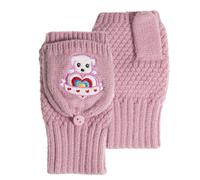 Mitaines ultra doux, non doublé rose 6/8A