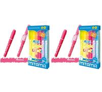 Mitama - 6 Mini Magic Colors Surligneurs Effaçables dans Pet Box, Couleurs Assorties (Lot de 2)
