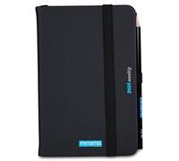 Mitama Agenda hebdomadaire 2026 POCKET NOIR 9 X 14 cm, 18 mois, couverture rigide, papier FSC, fermeture élastique, crayon inclus