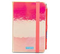 Mitama Agenda hebdomadaire 2026 POCKET SUNSET-LILLA 9 X 14 cm, 18 mois, couverture rigide, papier FSC, fermeture élastique, crayon inclus, pour garçons et adultes, bureau et loisirs