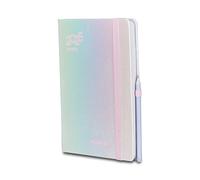 Mitama Agenda hebdomadaire Iridiscent - Lilas, Planning mensuel, 18 mois de septembre 2024 à février 2026 - 158 pages + 50 pages contenues supplémentaires - 15 x 21 cm - Couverture rigide