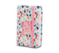 Mitama Agenda journalier, Color Life, Planning mensuel, 12 mois - de janvier à décembre 2025 - 158 pages calendrier + 50 pages contenues supplémentaires - 8 x 11 cm - Couverture rigide
