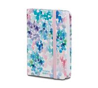 Mitama Agenda journalier, Watercolor, Planning mensuel, 12 mois - de janvier à décembre 2025 - 158 pages calendrier + 50 pages contenues supplémentaires - 8 x 11 cm - Couverture rigide