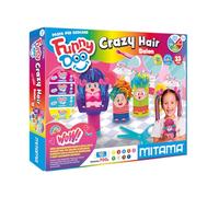 Mitama Funny Doo - Kit de Jeu de Coiffeur avec 15 Pots de pâte à Modeler, Outils de modelage, Accessoires et Autocollants, Jouet créatif pour Enfants à partir de 3 Ans, pour Filles et garçons