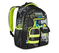 Mitama Sac à dos New Plus URBANSMILE, noir, sac à dos scolaire primaire, 30 L, super spacieux, ergonomique, robuste pour enfant, bleu, Taglia unica, Décontracté