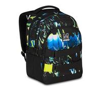 Mitama Sac à Dos Scolaire Fade, #BDBF, Triple Compartiment, Poches Porte-Bouteille, Bretelles ergonomiques, école Primaire Enfant, Moyenne