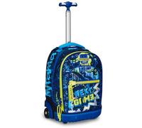 Mitama Trolley Run Octogamer, Double Compartiment, Bleu, école Primaire et Temps Libre, Enfant garçon