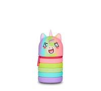 Mitama Trousse d'école Extensible pour Enfants - Trousse Multicolore Licorne - Ouverture avec Fermeture éclair, Gain de Place