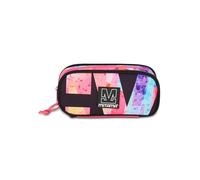 Mitama Trousse Scolaire Zipack, Fuchsia, Porte-Crayons Triple Compartiment Complet avec Accessoires de Papeterie, Accessoires de Sac à Dos, collège et supérieur, garçon et Fille, Fuchsia, Moderne