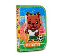 Mitama Trousse Spinny asile, Double Face avec Double Graphique, Contenant des Crayons, des marqueurs, des Ciseaux etc.., Multicolore, Enfant, école et Loisirs, Multicolore, Taglia Unica, Trousse pour