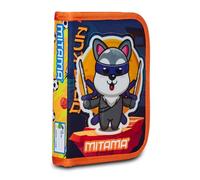 Mitama Trousse Spinny asile, Double Face avec Double Graphique, Contenant des Crayons, des marqueurs, des Ciseaux etc.., Multicolore, Enfant, école et Loisirs, Multicolore, Taglia Unica, Trousse