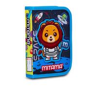 Mitama Trousse Spinny asile, Double Face avec Double Graphique, Contenant des Crayons, des marqueurs, des Ciseaux etc.., Multicolore, Enfant, école et Loisirs, Multicolore, Taglia Unica, Trousse pour