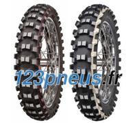 Mitas C-20 ( 80/100-12 TT 50M roue arrière, Composé de caoutchouc Hard Terrain, rouge )