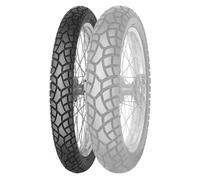 Mitas Mc-24 Invader 57s Tl Trail Front Tire Argenté 100 / 90 / R19