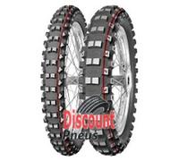 Mitas Terra Force-MX SM ( 80/100-12 TT 50M roue arrière, Composé de caoutchouc SOFT Moyen, NHS, rouge & gelb )