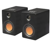 Mitchell Paire d'enceintes bibliothèque uStream One True Wireless Stereo HiFi Bluetooth Noir