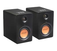Mitchell Acoustics - uStream One True Wireless Stereo - Paire d'enceintes bibliothèques sans fil HiFi Stéréo Bluetooth. Noir