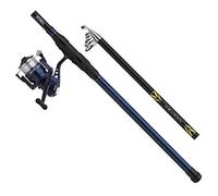Mitchell Combo Mitchell Neuron Herring, kit canne télescopique et moulinet pour la pêche en mer, conçu pour pêcher des harengs, résistant à la corrosion, inclus le matériel de montage, prêt à pêcher