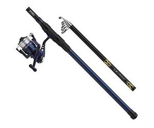 Mitchell Combo Mitchell Neuron Herring, kit canne télescopique et moulinet pour la pêche en mer, conçu pour pêcher des harengs, résistant à la corrosion, inclus le matériel de montage, prêt à pêcher