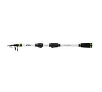 Mitchell Epic MX1 Canne à pêche télescopique idéale pour la pêche à la Perche, à la Truite, au chevesne et aux Petits carnassiers, Design télescopique pour faciliter Le Voyage, Unisexe, Blanc/Noir,