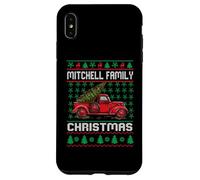 Mitchell Family Ugly Christmas Sweater Red Truck Funny Xmas Coque pour iPhone XS Max