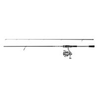 Mitchell MX Pro Ensemble de Canne et Moulinet | Ensemble de Canne et Moulinet pour la pêche au prédateur et en Eau Douce | Canne en Carbone 24T à Action Rapide | Poids Moyen-Lourd, 2,44 m, 3000