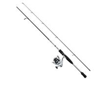 Mitchell MX1 Leurre Spinning Combo, Canne à Pêche et Moulinet Combos Spinning Combos Pêche Carnassière Brochet Perche Sandre Unisexe Argenté/Noir 2.13m | 10-30g